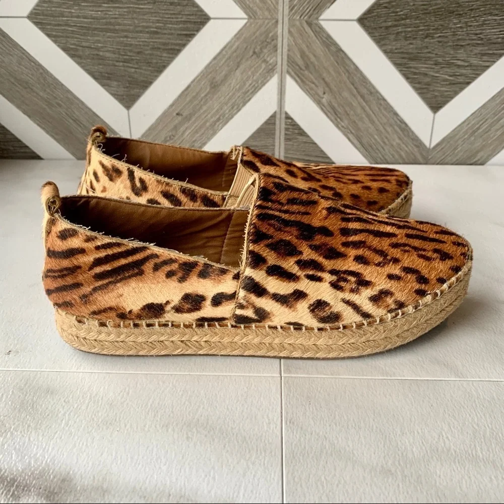 Steve Madden cheetah print espadrilles women’s 6.5